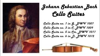 Johann Sebastian Bach  Cello suites in 432 Hz great for reading or studying [upl. by Lyon644]