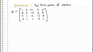 HOW TO FIND PIVOT OF MATRIX [upl. by Pheni]