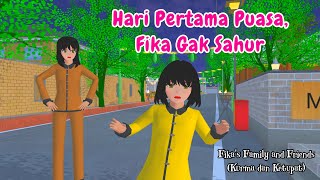 Fikas Family and Friends Kurma Ketupat Hari Pertama Puasa Fika Gak Sahur Sakura School Simulator [upl. by Malha952]