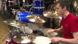 Sabian AAX X Plosion Cymbal Set With Free 17quot Crash Columbus Percussion Exclusive [upl. by Shakespeare381]