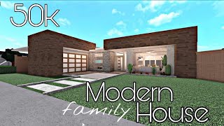 BLOXBURG 50K MODERN FAMILY HOUSE  NOGAMEPASS [upl. by Ajuna]