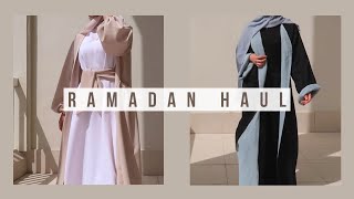 RAMADAN HAUL  ABAYA UNBOXING [upl. by Bonis333]