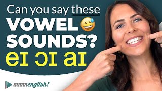 Pronunciation Practice 👄 Difficult Vowel Sounds DIPHTHONGS [upl. by Airom]