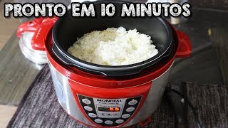 COMO FAZER ARROZ NA PANELA DE PRESSAO ELETRICA [upl. by Colson777]