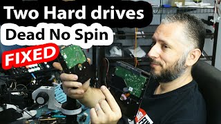 Hard drives 4TB amp 6TB not spinning no power motherboard Repair [upl. by Yelahs]