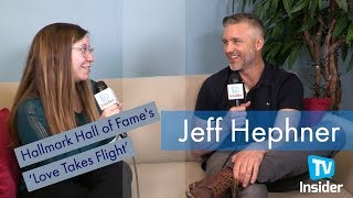 Jeff Hephner Talks Hallmark Hall of Fames Love Takes Flight  TV Insider [upl. by Isac331]