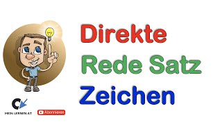 Direkte Rede Satzzeichen [upl. by Sinclare]