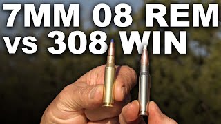 CARTRIDGE WARS 7mm 08 Remington vs 308 Winchester with Richard Mann [upl. by Atiek]