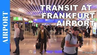 TRANSIT WALK AT FRANKFURT Airport FRA Terminal 1  Connection Flight Transfer Arriving amp Departing [upl. by Goldfinch]