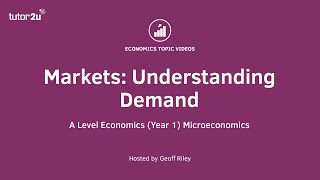 Understanding Market Demand I A Level and IB Economics [upl. by Elylrac]