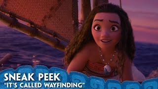 quotIts Called Wayfindingquot Clip  Disneys Moana [upl. by Heydon]