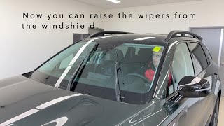 How to lift your Kia wipers off the windshield  Kia Class [upl. by Killie]