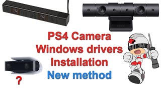 Tutorial  PS4 Camera Windows drivers Installation New method [upl. by Yecad917]