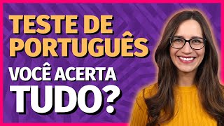 ❌✅ TESTE BÁSICO de PORTUGUÊS Você consegue GABARITAR  TESTE 1  Professora Letícia Góes [upl. by Benjamen]