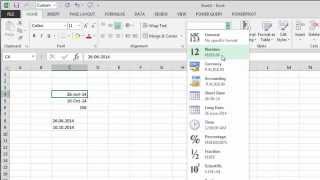 Correctly Formattting Dates in Excel [upl. by Aniarrol]