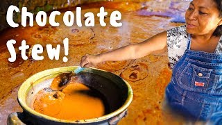 Oaxacan Mole Negro  THE MOST MYSTERIOUS Mexican Food in Oaxaca Village Mexico [upl. by Yenaiv]