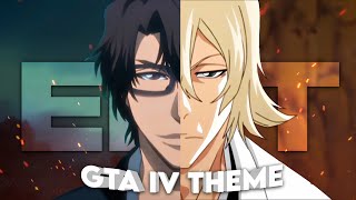 Aizen x Urahara  GTA IV Theme Edit [upl. by Ettevahs]