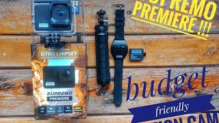 SUPREMO PREMIERE 4K with GYRO CHIPSET UNBOXINGREVIEW [upl. by Eelessej]